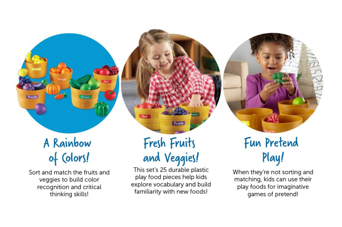 Building Early Cognitive Skills: How the Farmer’s Market Color Sorting Set Enhances Toddler Learning"