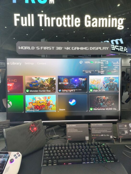 ASUS Intros World’s First 4K 38-Inch Gaming Display Featuring 144 Hz Refresh Rate