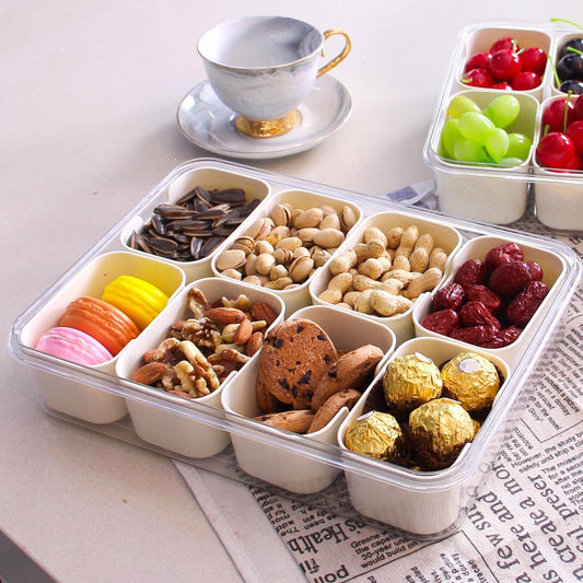 Stay Organized with Yuroochii’s 8-Compartment Snack Box