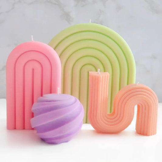 Abstract Candle Set