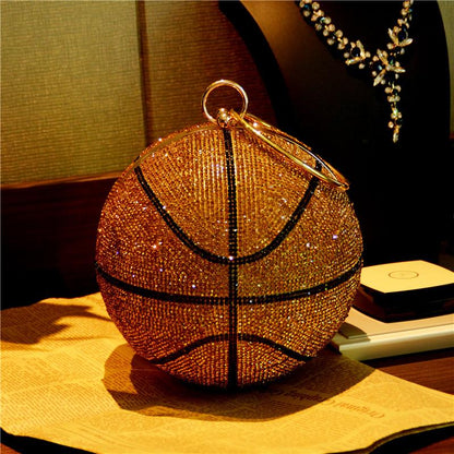 a brown purse sitting on top of a wooden table 