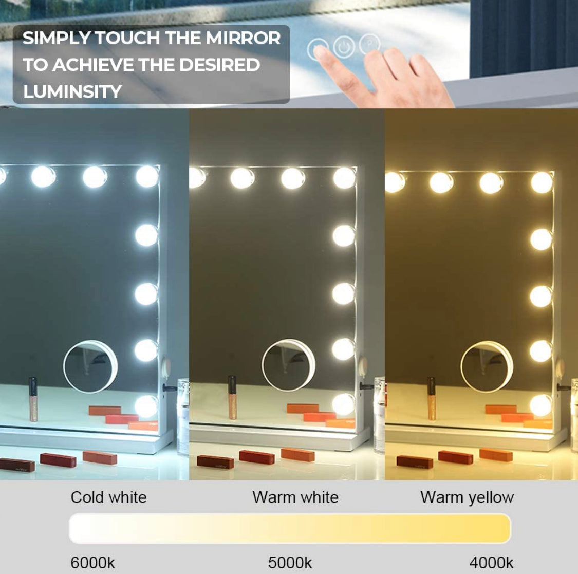 Large Hollywood Vanity Mirror
