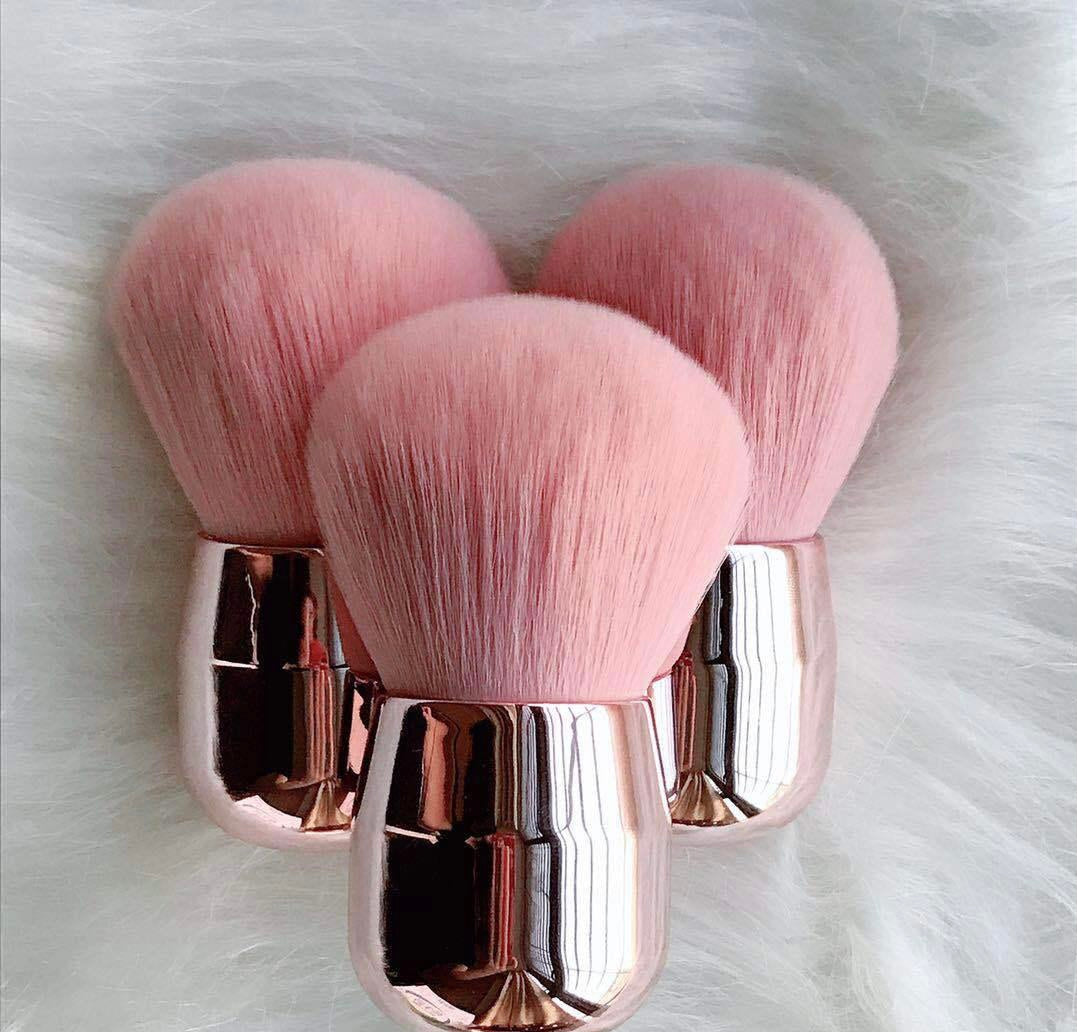 Rose Pink Makeup Brush